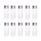 glasstore 10Pcs Glass Sealed Bottle with Screw Aluminum Cap Clear Tiny Empty Sample Vials Glass Jars Containers Cute Wishes Bottle 15ml