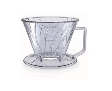 Hario Pegasus Flat Bottom Dripper Size 02 Clear