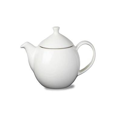 Forlife New Dew Teapot with Basket Infuser 32 ounce 75inch Length White