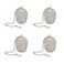 HIC Kitchen Mini Tea Ball Infusers 188 Stainless Steel Set of 4 For Loose Leaf Tea and Mulling Spices