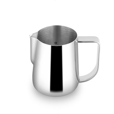 watchget Milk Frothing Pitcher 250ml8oz Stainless Steel Espresso Steaming Pitcher Milk Coffee Cappuccino Latte Art Barista Steam Pitcher Milk Frothing Jug