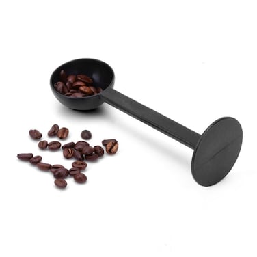 Lautechco 10g Espresso Coffee Measuring Spoon Plastic Coffee Scoop for Ground Coffee Tea Salt with Pressed Bottom 59x19inch