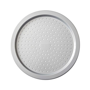 KitchenAid Nonstick Aluminized Steel Pizza Crisper 14Inch Silver