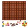 Sakolla 80Cavity Square Candy Silicone Molds Perfect for Caramel Chocolate Praline Ice Cube and Gummy