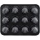 CHEFMADE Nonstick Madeleine Pan 12 Cavity Spherical Shell Madeline Bakeware