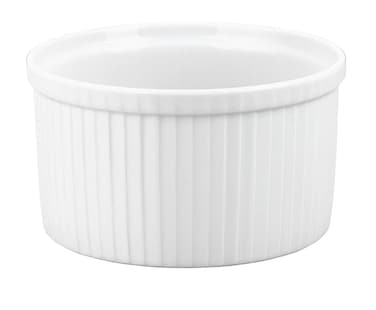 Pillivuyt Porcelain 375Cup 612Inch Diameter Classic Pleated Souffle Dish