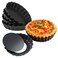 Meichu Mini Tart Pan with Removable Bottom Nonstick Quiche Pan 4 Inch Quiche Pan Set of 6 4 Inch