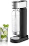 Philips Soda Water Maker Stainless Sparkling Water Maker for Home Carbonating Machine with BPA free PET 1L Carbonating Bottle BlackWhite