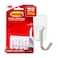 Command 3M  Small Wire Wall Hooks Up to 225gms Holds Strongly Reusable Adhesive hooks for wall Multisurface damage free hooks for hanging White 3hooks 4 strips