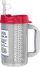 Mugs N Coffee 32 Oz WE Insulated Cold Drink Hospital with Red Lid