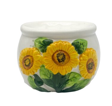 Ack Sunflower Yellow SoapSponge Holder Dispenser