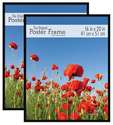 MCS 16x20 Inch Original Poster Frame 2Pack Black