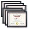 Giftgarden 85x11 Picture Frames Diploma Certificate Document Award 85 x 11 Frame Black Wall or Tabletop Set of 6