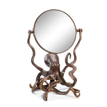 SPI Aluminum Octopus Vanity Mirror