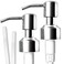 JASAI Durable 304 Rust Proof Stainless Steel Soap Pump Kitchen Soap Dispenser Pump Replacement for Regular Mouth Bottle 2 Pack