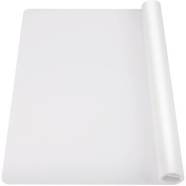 Ewen 256x177 Inches Silicone Mats for Kitchen Counter 2MM Thick Extra Large Heat Resistant Bar Mats for Countertop Silicone Mat for Air Fryer Crafts Work Glass Top Stove Translucent