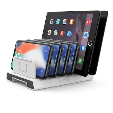 Unitek Adjustable Universal MultiDevice Organizer Dock Stand Holder 6Slot