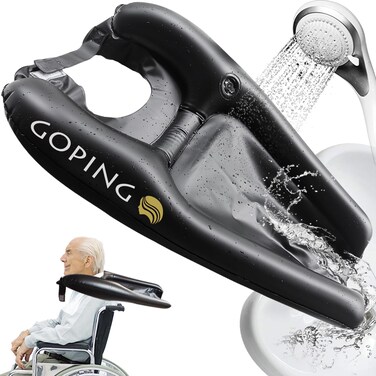 Goping Hair Washing Basin for Bedridden Inflatable Hair Washing Sink for Wheelchair Portable Shampoo Bowls at Home for Handicapped Kids Seniors