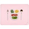 QPIX DIGITAL Kids Placemat Cloud Shape Placemat Silicone Placemat Waterproof Baby Placemat Pink cloud shape placemats
