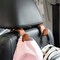 yicheyiyou Car Hooks Universal Car Vehicle Back Seat Headrest Hanger Holder Hook Microfiber Leather  Stainless Steel for Bag Purse Cloth Drink Grocery Brown