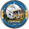 WinCraft Los Angeles Chargers Chrome Wall Clock