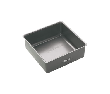 Master Class NonStick Deep Loose Base Cake Pan Square 15cm 6 Sleeved