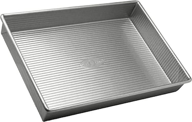 USA Pan Bakeware Rectangular Cake Pan 9 X 13 Inch Nonstick  Quick Release Coating Made In The Usa From Aluminized Steel