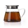 FORLIFE Four Life 841 Teapot Glass Heat Resistant 189 fl oz 532 ml For 3 Cups Lid with Tea Strainer One Hand Microwave and Dishwasher Safe Not Direct Fire Fuji Glass Teapot