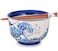 Happy Sales Multi Purpose 625D Large Ramen Udon Soba Pho Noodle Donburi Rice Tayo Bowl with Chopsticks BlueWave