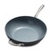GreenPan Lima Hard Anodized Healthy Ceramic Nonstick 125 Wok pan with Helper Handle PFAS Free Oven Safe Gray Multifunction WokEveryday PanChefs Pan125
