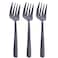 FULLYWARE Matte Black Serving Fork 95inch Stainless Steel Large Serving Fork Heavy Duty Satin Finish Set of 3