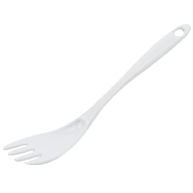 Chef Craft Basic Melamine Meat Cooking Fork 12 inch White