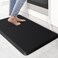 KitchenClouds Kitchen Mat Cushioned Anti Fatigue Rug 173x28 Waterproof Non Slip Standing and Comfort DeskFloor Mats for House Sink Office Black