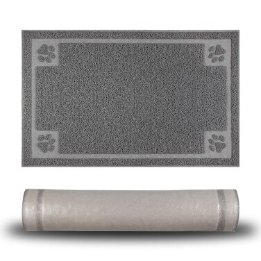 STELLAIRE CHERN Dog Bowl Mat for Small Dogs and Cats 24 x 16 Flexible and Waterproof Pet Feeding Mat for Food and Water Easy to Clean Dog Food Mat with Non Slip Backing