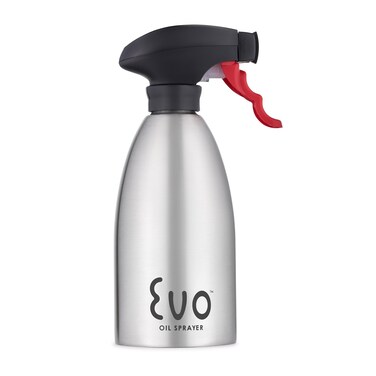 Evo Oil Sprayer Bottle NonAerosol for Olive Oil and Cooking Oils 16 oz Stainless Steel FG16EVOGRILL112