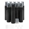 Newzoll 10pcs Black Glass Spray Bottles 10ml 13oz Sprayer Bottles Sample Perfume Fine Mist Atomizer Sprayer Vials Tubes Containers for Essential Oils Scent Cosmetic