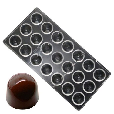 Grainrain polycarbonate chocolate mold polycarbonate chocolate bar mould Bullet Clear Hard Plastic candy pastry tools  Big Size 19322