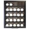 Lawrence Frames 11x14 Golf Display CaseHolds 25 Logo Balls Shadow Box Frame Black