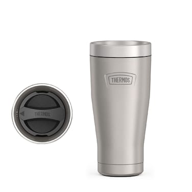 THERMOS ICON Series Stainless Steel Tumbler Matte Stainless Steel 16 oz