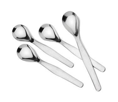 RSVP International Endurance Stainless Steel Egg Spoon Set of 8