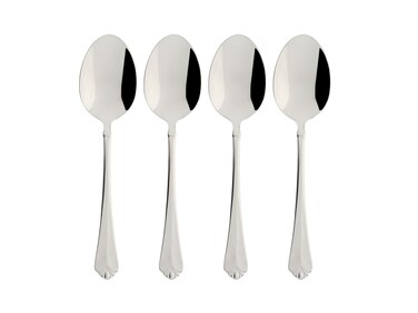 Oneida Juilliard Fine Flatware Dinner Spoons 050 LB Metallic