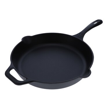 Victoria Seasoned Cast Iron Skillet Pan with Long Handle 12 Inch SKL212