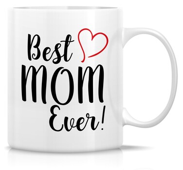 Retreez Funny Mug  Best Mom Ever 11 Oz Ceramic Coffee Mugs  Funny Sarcasm Sarcastic Motivational Inspirational birthday gifts for mom mum mama mother mothers day gift