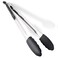 New DI ORO 9Inch Kitchen Tongs  Stainless Steel with NonStick 480F HeatResistant BPA Free Silicone Tips  Great Tool for Cooking Serving and Barbecuing  Dishwasher Safe and Easy to Clean Black