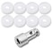 Alele Pressure Cooker Parts  Accessories Replacement Floater and 8 Pack Sealer Gasket81 Pack FloaterSealing81p