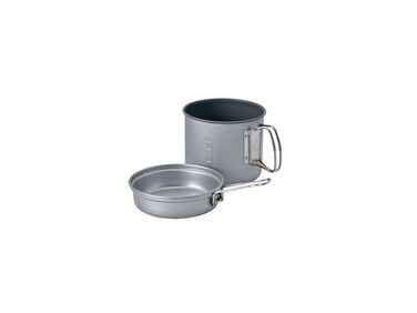 Snow Peak Trek 1400 Titanium  Lightweight Titanium Cookset  74 oz 210 g