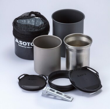 SOTO Thermostack Original  Combo MultiFunctional Camping Cookware Pot