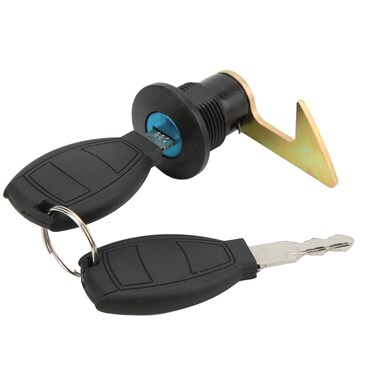 Shanbor Scooter Fitting Tail Lock Rear Storage Trunk Lock Aluminum Sturdy Antiaging Plastic Universal for Electric Motorcycles A long hook