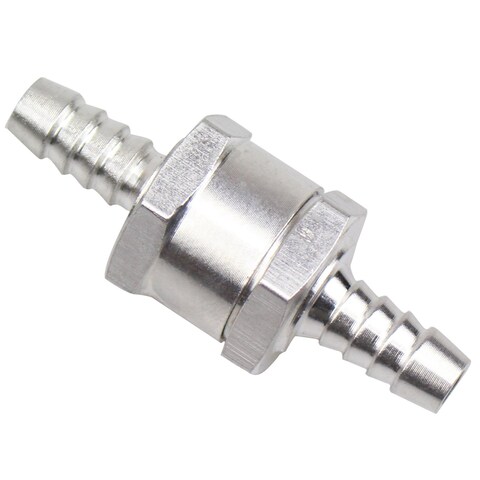 DYWISHKEY 8mm 516 Fuel Non Return One Way Check Valve Petrol Diesel Aluminium Alloy