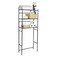 Mind Reader 3 Tier Toilet Rack Black